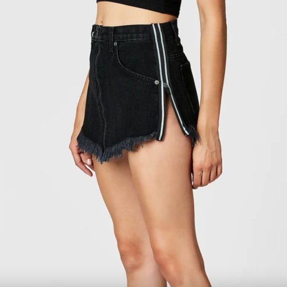 Carmar Beatrice Zipper Front Denim Skirt, 29 - Picture 4 of 8